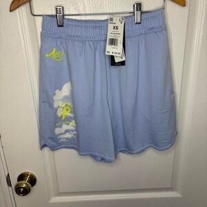 Adidas light blue‎ shorts XS